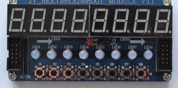 AVRboard03 kit a modul s řadičem LED TM1638 5.jpg